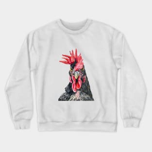 Sydney the Black Australorpe Hen Crewneck Sweatshirt